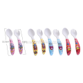 Colorful Plastic Kiddy Cutlery Spoon Set